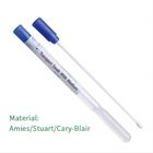 Medical Disposable Sample Collection Stick Flocked Transport Swab With Amies/Stuart/Cary-Blair Medium